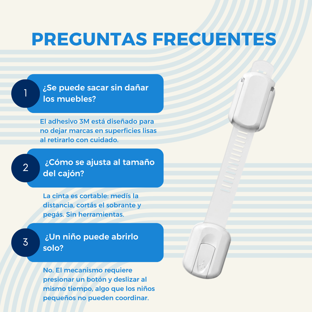 Preguntas frecuentes sobre trabas de seguridad para beb&eacute;
